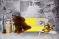 Preview: Öko Lammfell Bernstein Coloure XL Kuschelfell Unikat
