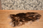 Preview: Islandfell Geflammt Zweifarbig (Beige-Braun) – Öko-Naturfell Unikat