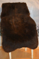 Preview: Rarität Öko Lammfell Schwarzbär XXXL – Dichtes Naturfell 115cm