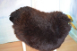Preview: B-Ware Lammfell Black Beauty – Echtes Naturfell in Schwarz-Braun