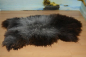 Preview: Islandfell Tricolor Silber-Schwarz-Braun – Luxus-Langhaar Unikat 120cm