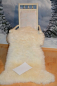 Preview: Öko Lammfell Gigant XXXL Wollweiß – Übergroßes Naturfell Unikat 150x100cm