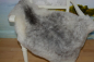 Preview: B-Ware Öko Lammfell Yeti Silber Coloure