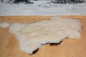 Preview: Öko Lammfell seltene Überbreite XXL – Echtes Naturfell 120x95cm
