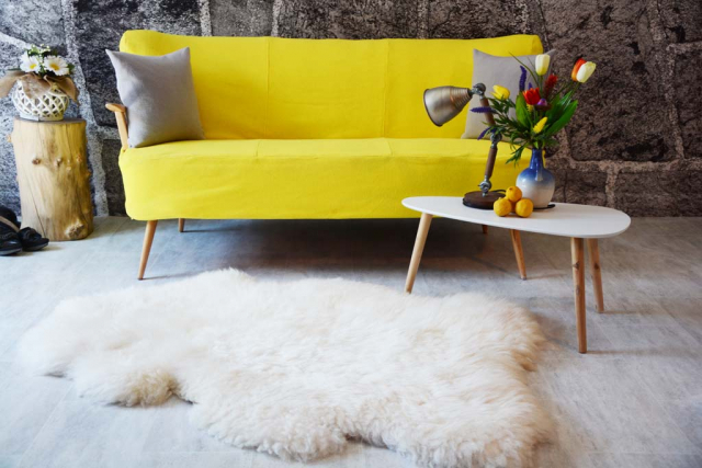 B-Ware Öko Schaffell XXL Überbreite – Gelenktherapie 145cm