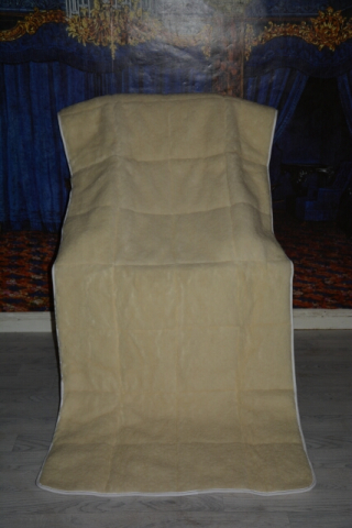 Premium Schurwolle Unterbett (200x90cm) – Gesteppte Matratzenauflage für erholsamen Schlaf
