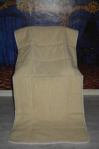 Premium Schurwolle Unterbett (200x90cm) – Gesteppte Matratzenauflage für erholsamen Schlaf