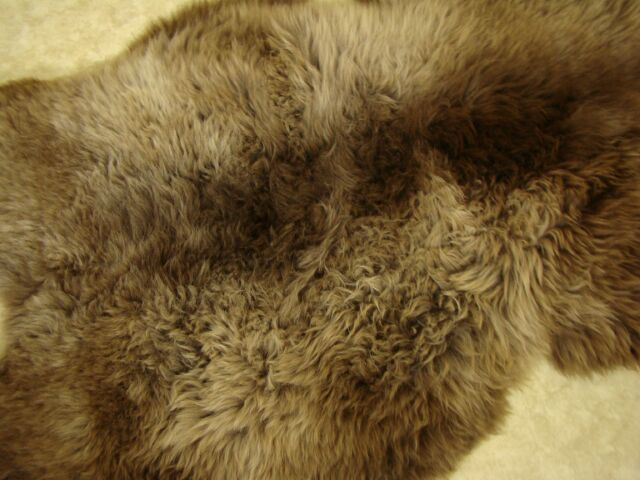 Lammfell beige-braun