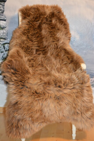 Öko Lammfell Gigant Beige Point Übergröße XXXL Unikat