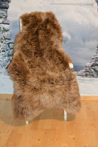 Öko Lammfell Gigant Beige Point Übergröße XXXL Unikat