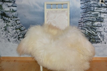 Islandfell Twin-Set Creme XXL Überbreite – Zwei Öko-Naturfelle Unikate