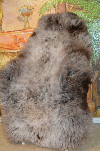 Öko Lammfell Gigant Tricolor XXXL – Dreifarbiges Naturfell Unikat 155cm