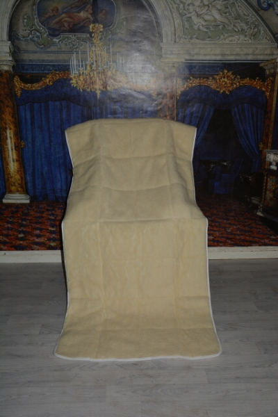 Premium Schurwolle Unterbett (200x90cm) – Gesteppte Matratzenauflage für erholsamen Schlaf