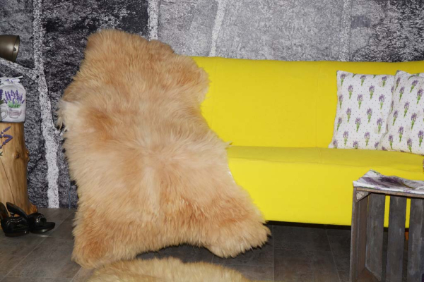 Twinset Öko Lammfell Beige Special Edition 2er Set XXL