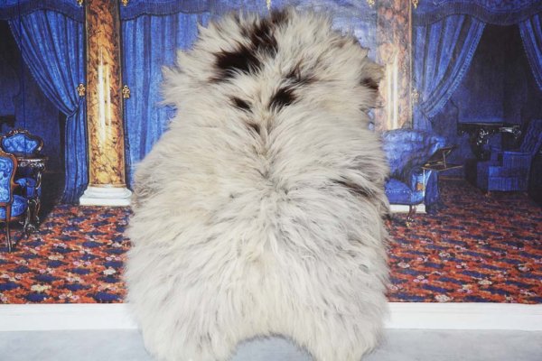 Schaffell Merino XXXL Traumfänger – Öko-Naturfell Unikat für die Gelenktherapie