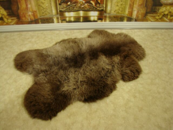 Lammfell beige-braun