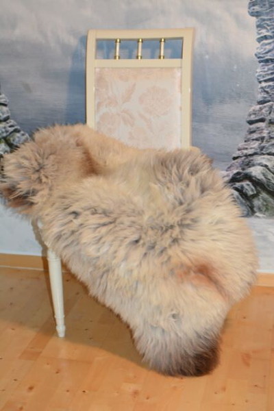 Öko Lammfell Modell Yeti Multicolour Natur-Unikat