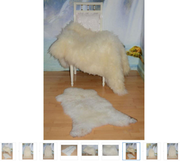 Merino Lammfell Traumfänger XXXXL Übergröße 165cm Unterbett