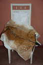 Echtes Damhirsch Wildfell XL (105x85cm) – Naturbelassenes Unikat B-Ware für Deko & Kunsthandwerk