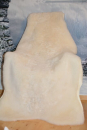 Rarität Öko Lammfell Elfenbein Gigant XXXL – Naturbelassen 150cm